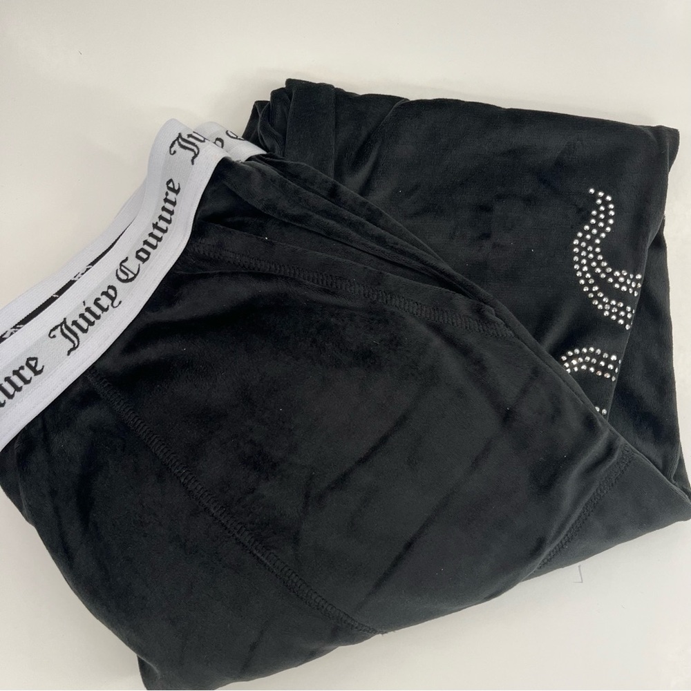 Juicy Couture Size Medium Velour Cozy jogger Style Sleep Pants